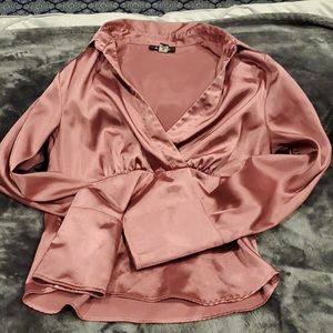 Wine color blouse